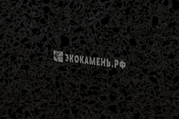 Текстура Caesarstone Jet Black, артикул 3100 — Caesarstone Caesarstone Jet Black (3100) — текстура камня Caesarstone