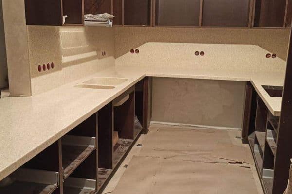 Столешница и стеновая панель из искусственного камня Grandex A-405 Peach Fruit Столешница и стеновая панель из искусственного камня Grandex A-405 Peach Fruit