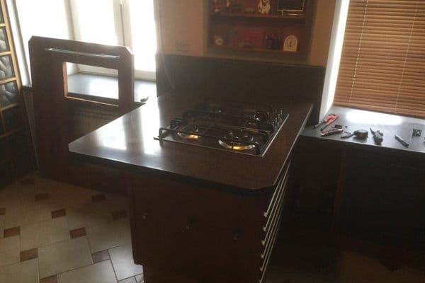Столешница для кухни из искусственного камня GRANDEX A-418 Oak Wood Столешница для кухни из искусственного камня GRANDEX A-418 Oak Wood